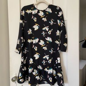 Long sleeve floral dress